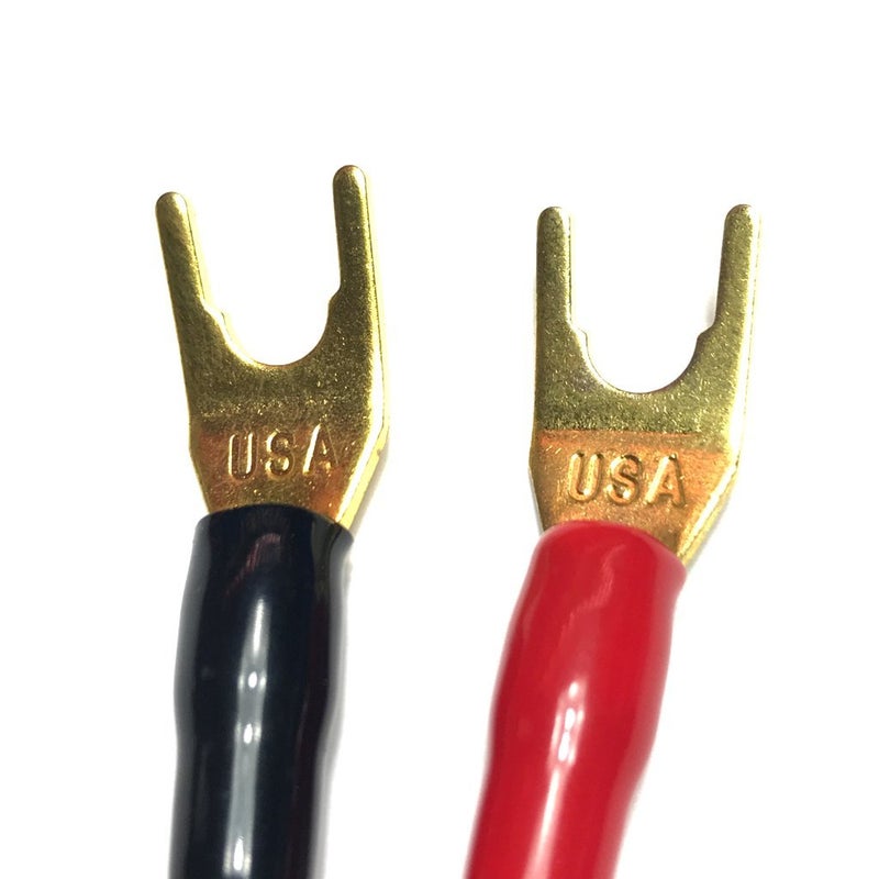 CESS Y Plug - Speaker Cable Barrier Spade Fork Jack Plug Connector (10 Pack) - Image 4